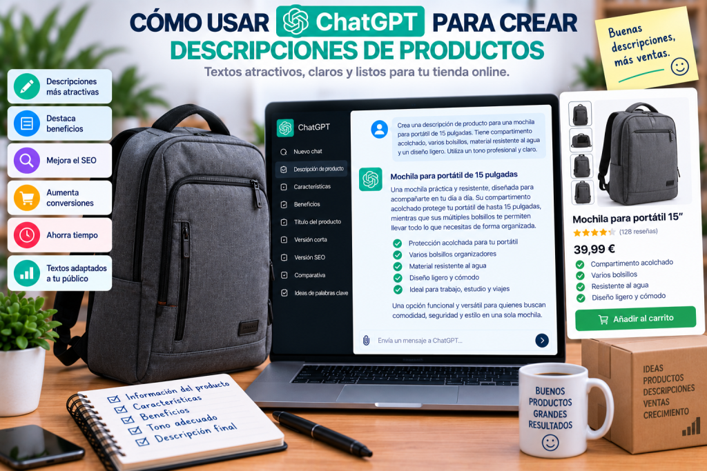 Cómo usar ChatGPT para crear descripciones de productos