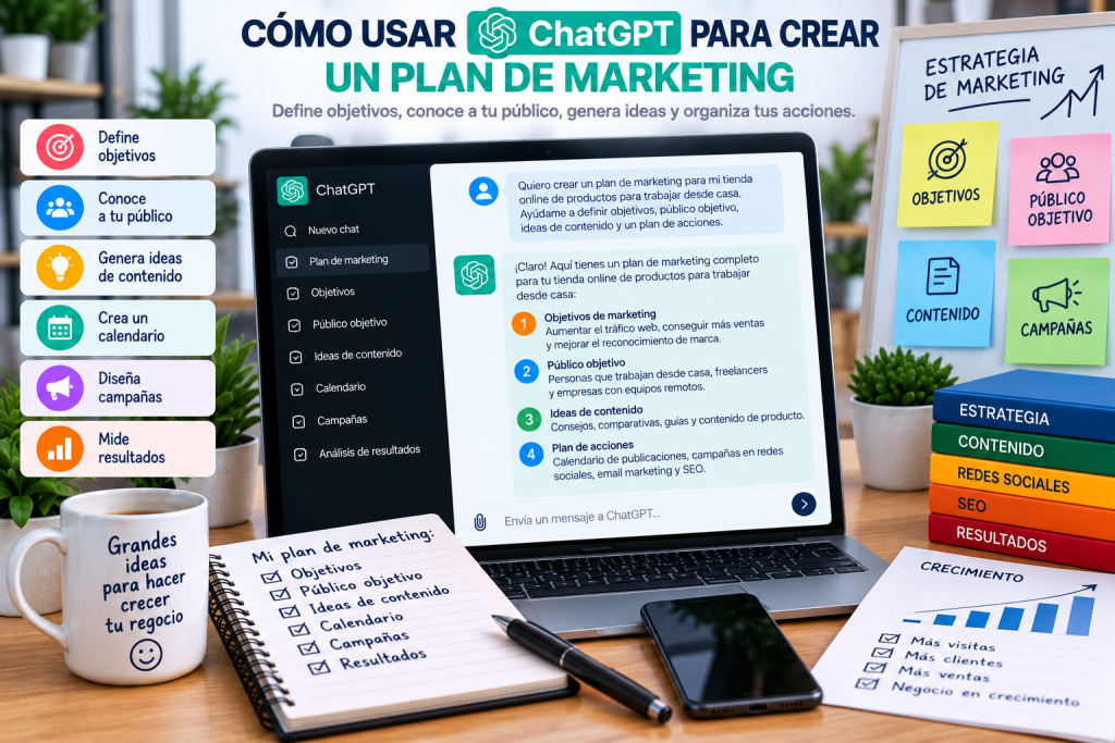 Cómo usar ChatGPT para crear un plan de marketing