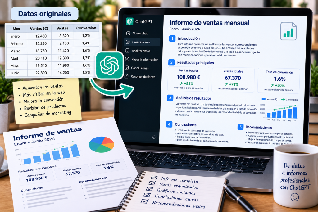 Ejemplo de informe creado con ChatGPT