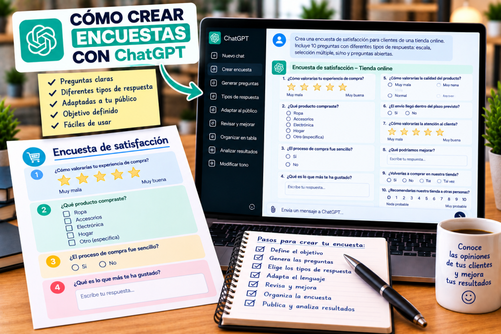 Cómo crear encuestas con ChatGPT