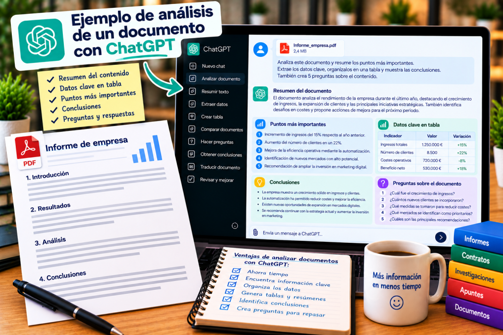 Ejemplo de análisis de un documento con ChatGPT