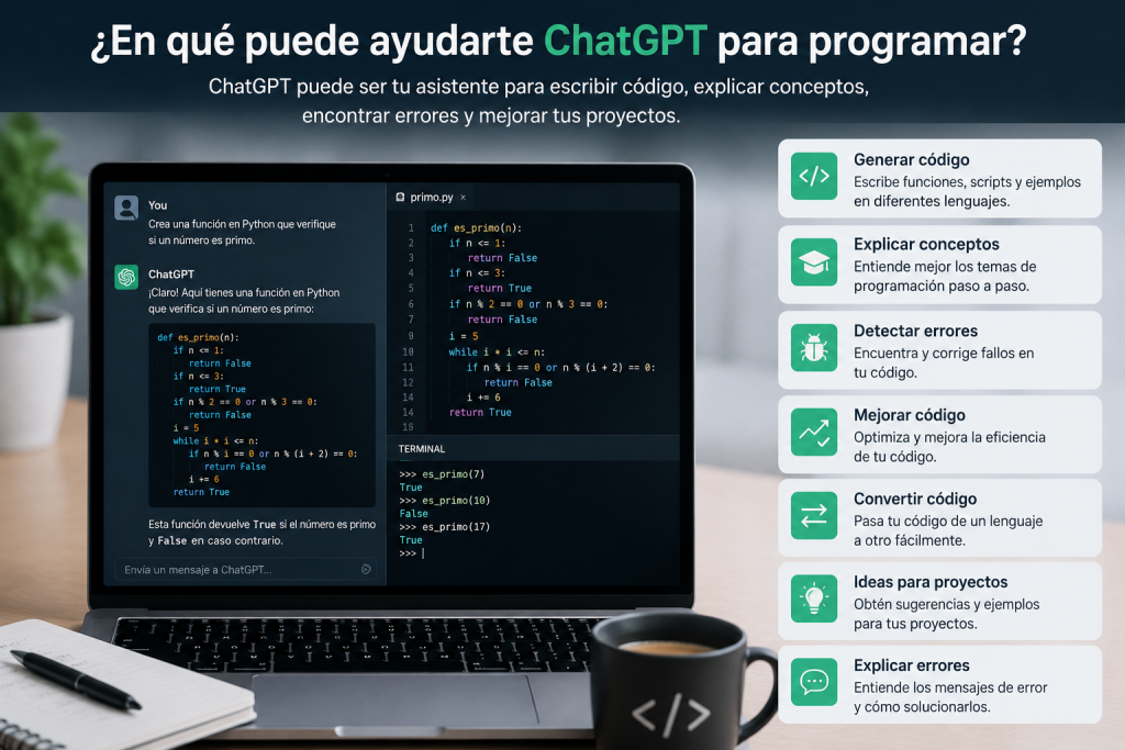 Cómo puede ayudar ChatGPT a programar