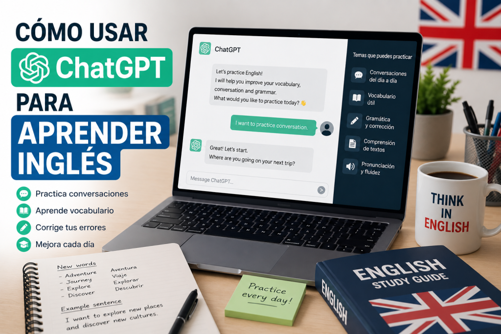 Cómo usar ChatGPT para aprender inglés