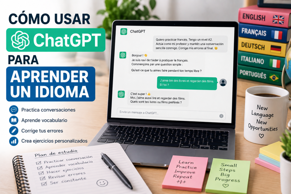 Cómo usar ChatGPT para aprender un idioma