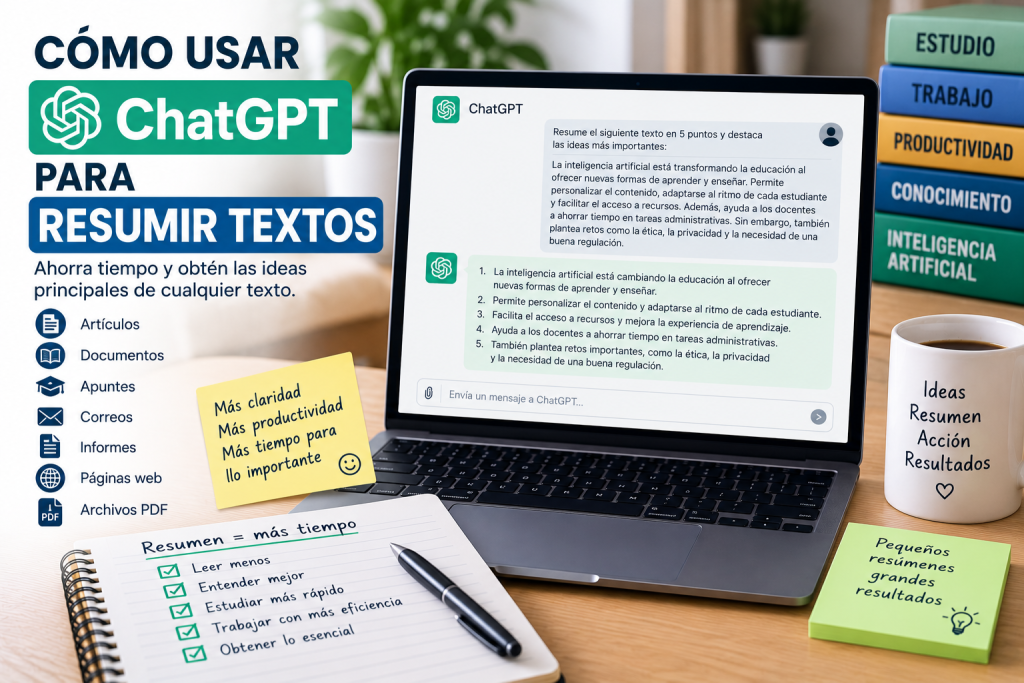 Cómo usar ChatGPT para resumir textos