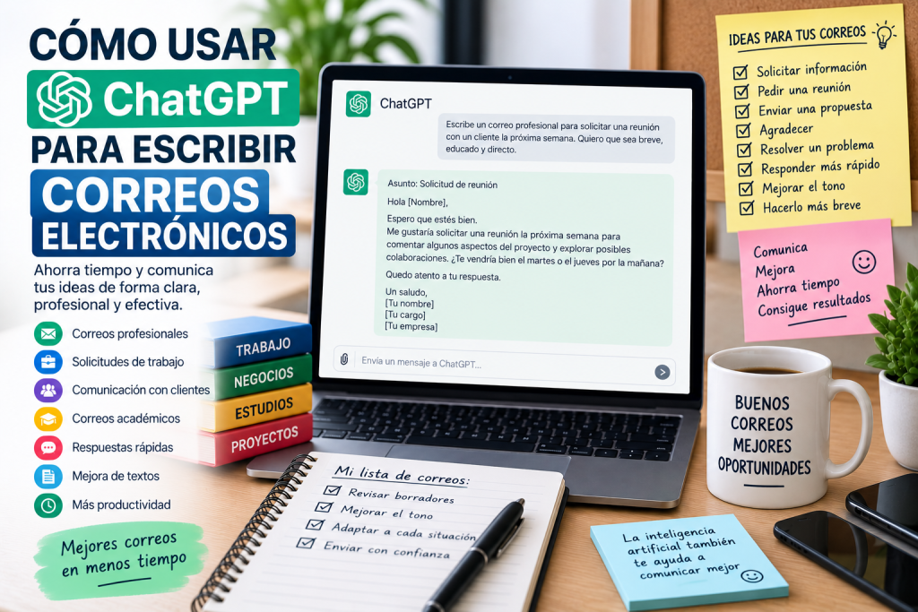 Cómo usar ChatGPT para escribir correos