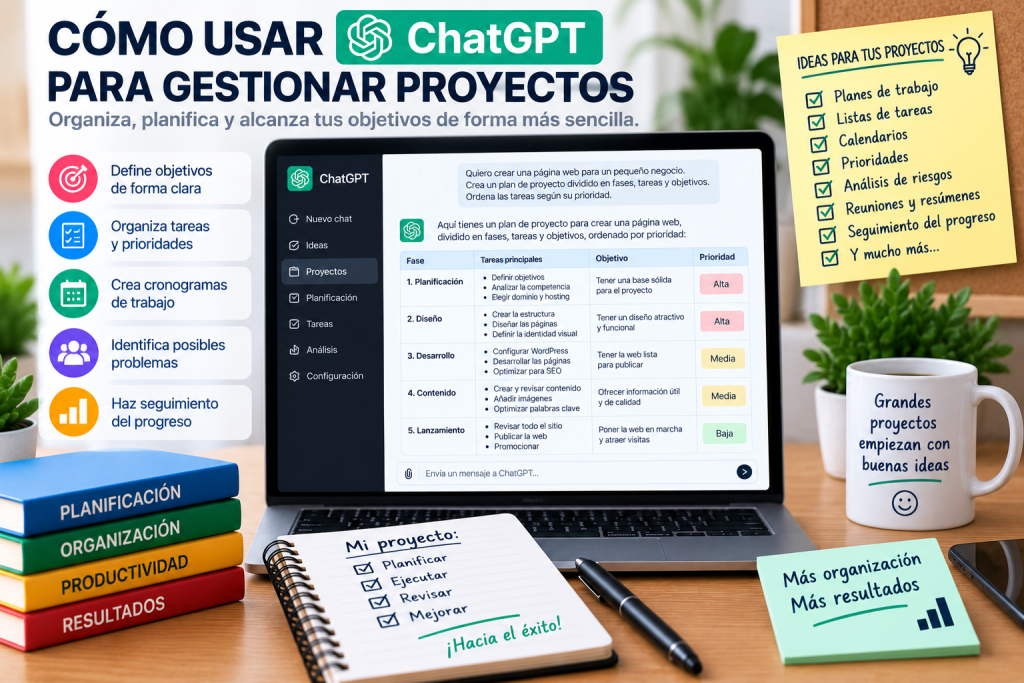 Cómo usar ChatGPT para gestionar proyectos