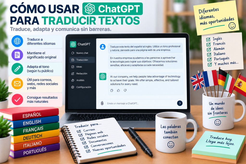 Cómo usar ChatGPT para traducir textos