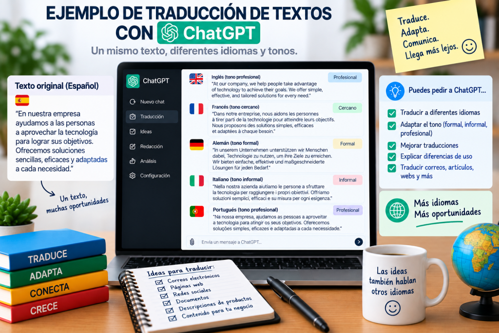 ChatGPT para traducir textos