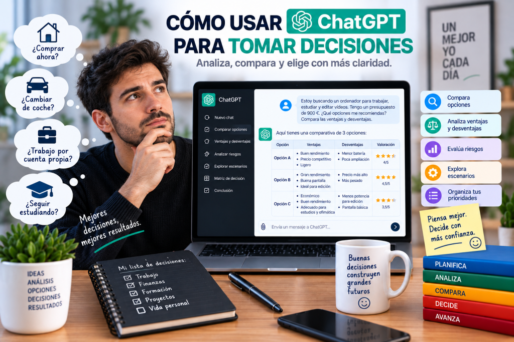 Cómo usar ChatGPT para tomar decisiones