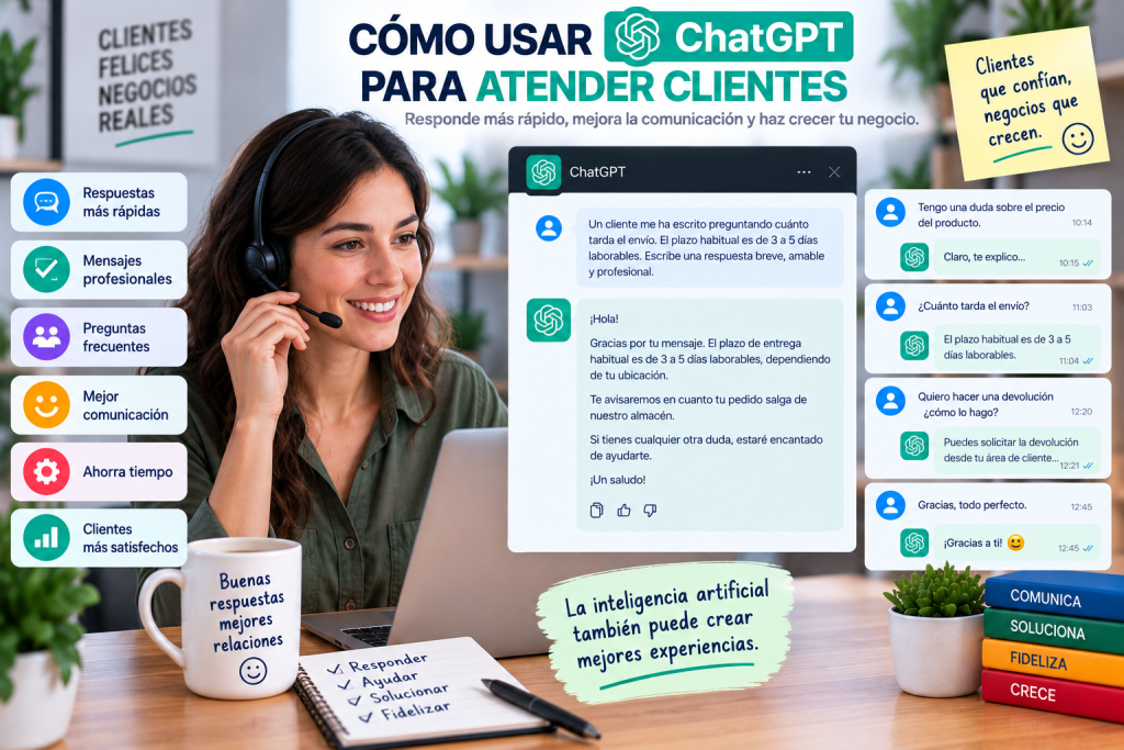 Cómo usar ChatGPT para atender clientes