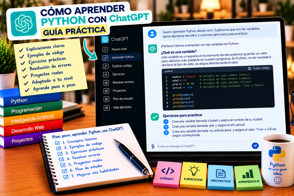 Cómo aprender Python con ChatGPT desde cero