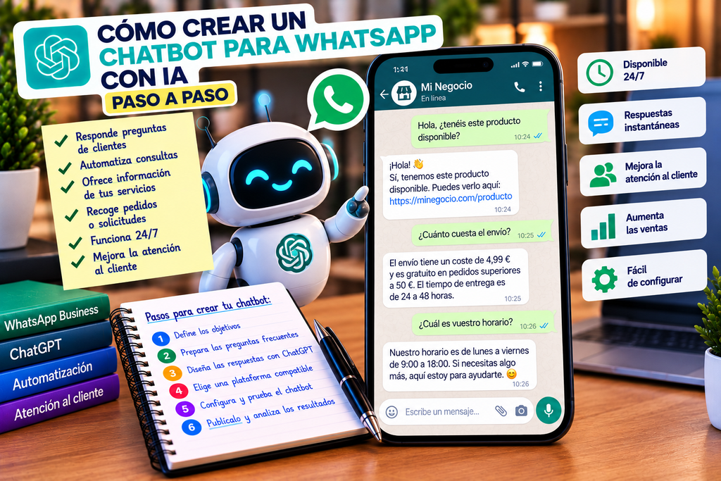 Cómo crear un chatbot para WhatsApp con inteligencia artificial