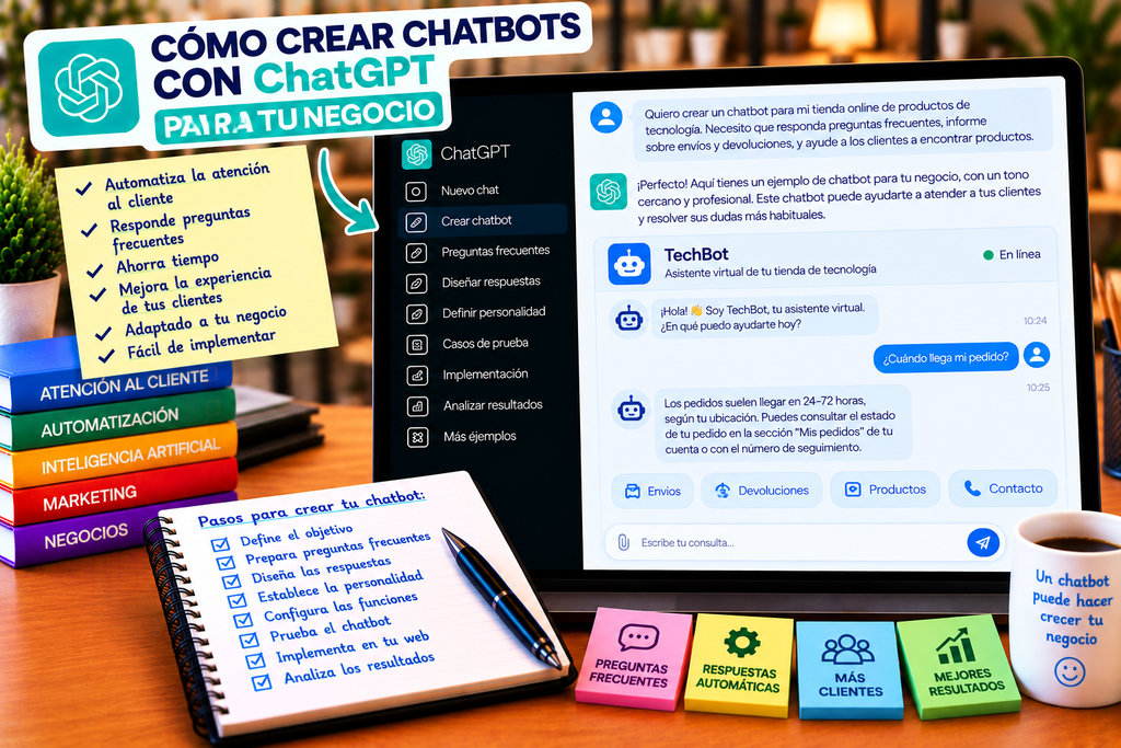 Cómo crear chatbots con ChatGPT para un negocio